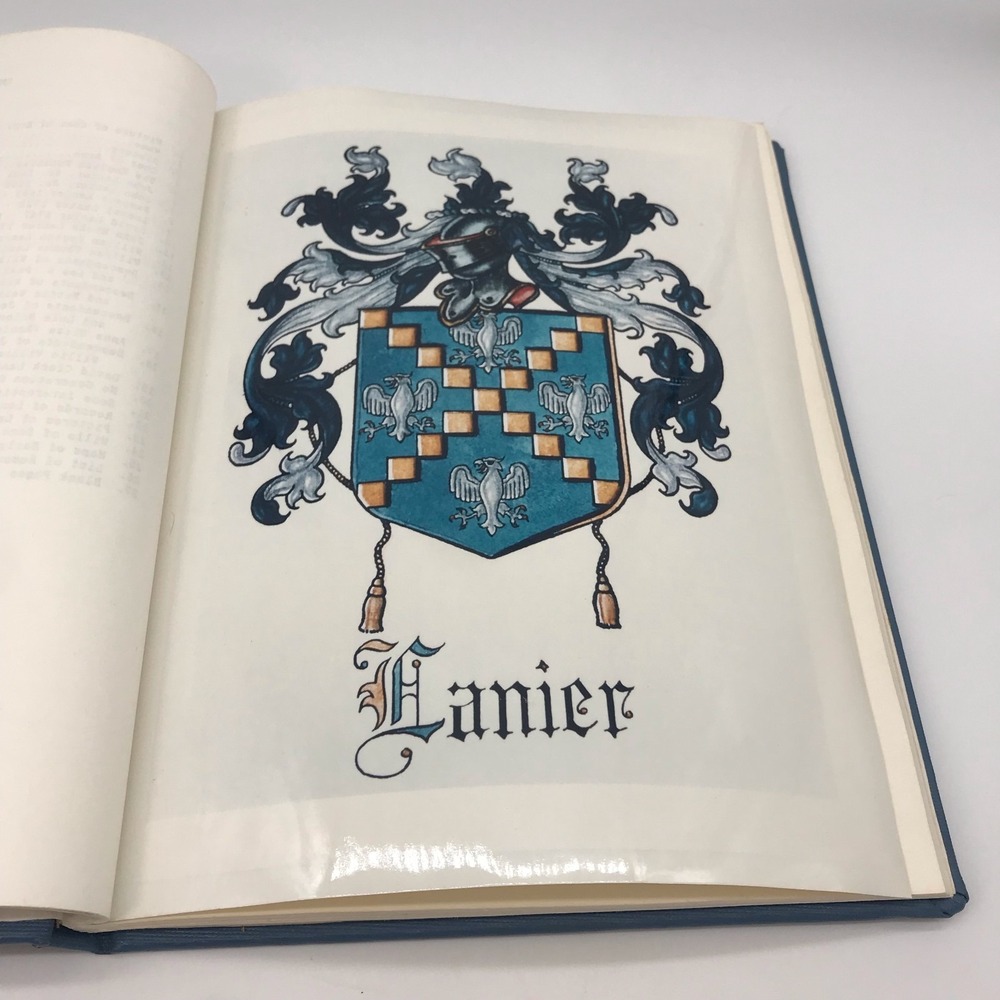 "A Study of Laniers" Genealogy Incl Tennessee‎ Williams Family History Hardcover